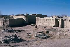 The Palace of Sultan Masoud, a vast complex including a throne room, a Royal appartment, government offices, soldiers' quarters and a mosque.