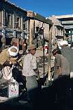 Men are fetching water from a well on a street in the town of Ghazni, eastern Afghanistan.