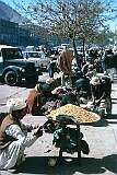 A street market along busy Jadi Maiwand, the main avenue of Kabul.
