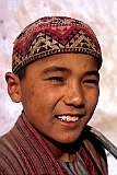 An Uzbek boy from Kunduz, in the north of Afghanistan. The Uzbeks are a Turkic people and also live in the (former Soviet) republic of Uzbekistan.
