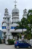 The Catholic Cathedral of St Joseph in Itanagar. It was consecrated by Bishop John Thomas Kattrukudiyil on 9 December 2018.