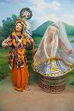 Display of Manipuri people, living in Manipur, in the State Museum of Itanagar.