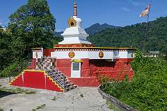 A Buddhist shrine in Bhalukpong, near the Arunachal-Assamese border.