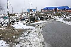 After the the 4175-metre Sela Pass, on the road towards Tawang.