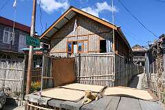 Tayang Lapang, a Donyi Polo shrine near a house in Tajang, an Apatani village in the Ziro valley.