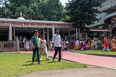 Doul Govinda Mandir, a Hindu temple dedicated to Lord Krishna, in North Guwahati.