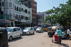 Assam Trunk Road in Paltan Bazar, south of of Guwahati Railway Station.