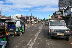 A Tata Sumo along the road in the southern suburbs of Silchar.