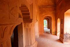 The upper floor of the Ahom Raja’s Palace in Garhgaon. The present edifice was erected during the reign of King Rajeswar Singha, who ruled from 1751 to 1769.