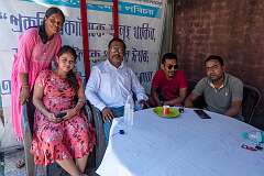 Family and friends relaxing near Chitralekha Udyan, Tezpur.