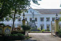 The Archbishop's Palace, a 19th-century Portuguese colonial building located in Altinho, Panaji.