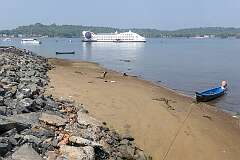 Kings Casino, a floating casino on the Mandovi River in Panaji, Goa.
