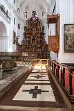 View to the altar in the St. Cajetan Church, also known as the Church of Divine Providence, Old Goa.