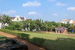 View from the Church of Our Lady of Grace (St. Augustine Church) to the Convent of Santa Monica (Museum Of Christian Art) and The Chapel of The Weeping Cross.