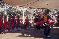 Tibetan Opera performance during the festivities.