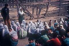 School assembly in Awantipora.