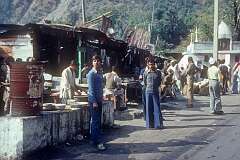 Tea houses in Ramban, about 150 kilometres from Jammu and about 150 kilometres from Srinagar.