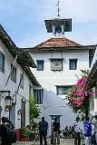 The Paradesi Synagogue in Synagogue Lane in Jew Town, Kappalandimukku, Mattancherry.  It was built in 1568 by Samuel Castiel, David Belila, and Joseph Levi for the flourishing Paradesi Jewish community in Kochi.