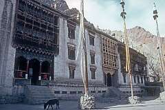 The façade of Hemis Gompa, Ladakh's biggest monastery, 49 kilometres south of Leh by road.