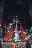 A gilded Buddha statue in Hemis Gompa.