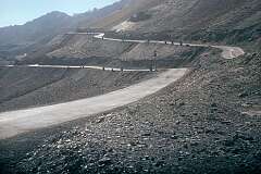 The road near Mulbekh in north Ladakh.