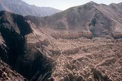 Landscape  along the 19 kilometre road between Lamayuru and Khalsi.