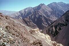 Mountains along the 19 kilometre road between Lamayuru and Khalsi.
