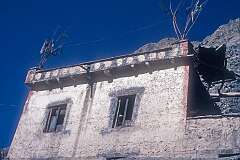Ladakhi architecture in the town of Khalsi.