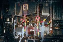 Altar in the monastery of Leh Palace.