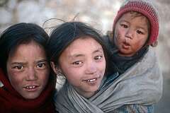 Ladakhi children of Leh.