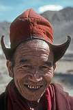 A Lama, Buddhist monk near Leh.