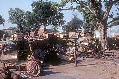 A nomad encampment in Khajuraho.