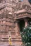 The Sri Parsvanatha temple in Khajuraho, one of the group of temples dating from 950 to 1050; it is the largest group of medieval Hindu temples in India.