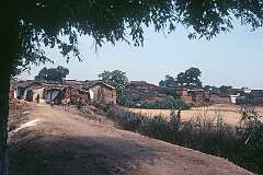 A farming village near the temples of Khajuraho.