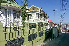 Houses in the upper town of Shillong.