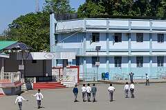 The Sacred Heart School in the upper town of Shillong.