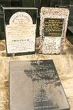 Memorials to the first missionaries, with texts in English and the Mizo language; on MacDonald Hill, Zarkawt, Aizawl.