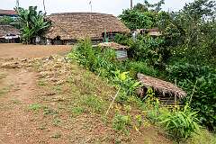 A Konyak Naga village house, Sheanghah Chingnyu.