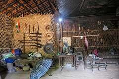 Traditional objects in Tonyei Angh's house, Sheanghah Chingnyu.