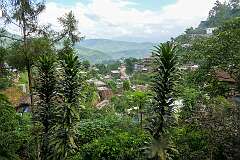 View from Helsa Cottage in Mon upper town.
