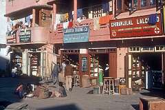 Shops on Mahatma Gandhi Marg in Gangtok.