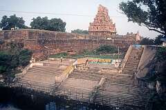 The Brihadisvara Temple, known locally as Thanjai Periya Kovil ('Thanjavur Big Temple') and Peruvudaiyar Kovil ( 'Temple of the great lord'), a Shaivite Hindu temple built between 1003 and 1010.