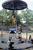 A shrine outside the Brihadisvara Temple in Thanjavur.