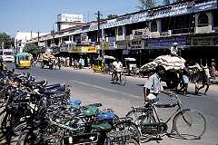 The East Masi Street in Madurai Main, the centre of Madurai.