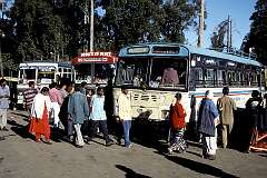 The bus station in the hill station town of Kodaikanal, about 120 kilometres north west of Madurai.