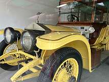 The 1912 Rolls Royce Silver Ghost of Mir Osman Ali Khan, Asaf Jah VII (1886-1967), the 7th Nizam of Hyderabad, in Chowmahalla Palace.