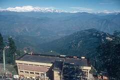 View to the Central School for Tibetans in Darjeeling.