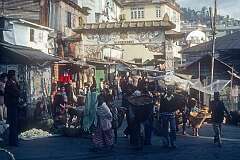 A gate at the Raja Dorjee Market in Kalimpong.