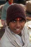 A young Hindu boy with a tika on his forehead on Kalimpong's market.