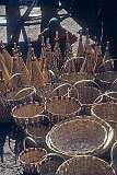 Baskets and brooms at Kalimpong's market.